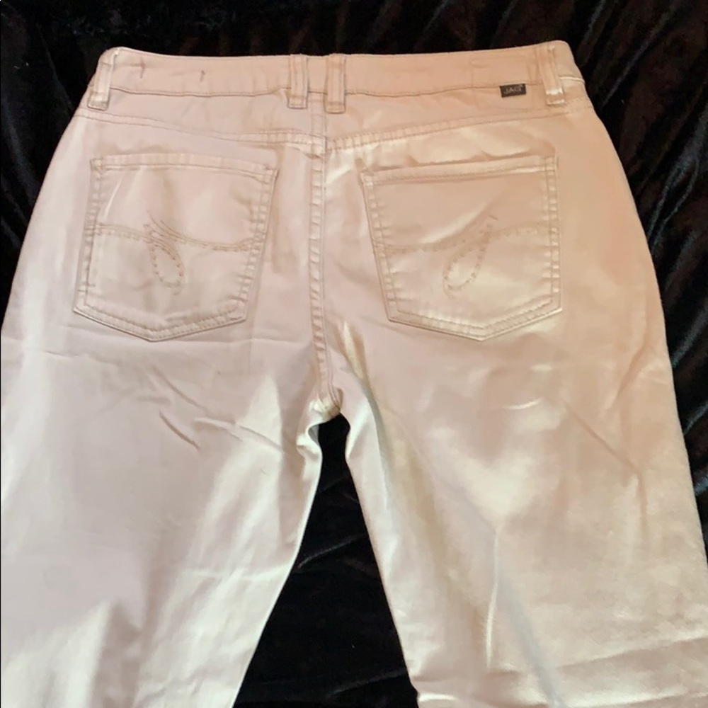 Jag Jeans Size 8 Cream Color Straight Leg - Picture 4 of 5